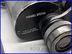 Vintage 8x40 Binocular Mirakel special case 801 26-75001 Japan Ny 1960 Vtg