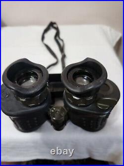 Vintage Cold War Poland Military Binoculars7x45 with IF filter and Rangefinder