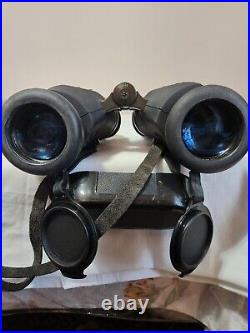 Vintage Cold War Poland Military Binoculars7x45 with IF filter and Rangefinder