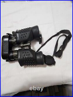 Vintage Cold War Poland Military Binoculars7x45 with IF filter and Rangefinder