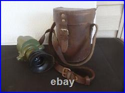 Vintage Serbian Military Monocular Optical Sight Scope With Leather Case. M59