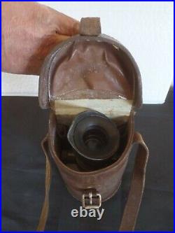 Vintage Serbian Military Monocular Optical Sight Scope With Leather Case. M59