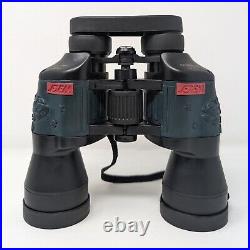 Vintage Sotem 7x50 Binoculars Rubberized With Compass Crosshairs Made In Russia