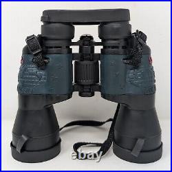 Vintage Sotem 7x50 Binoculars Rubberized With Compass Crosshairs Made In Russia