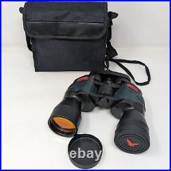 Vintage Sotem 7x50 Binoculars Rubberized With Compass Crosshairs Made In Russia