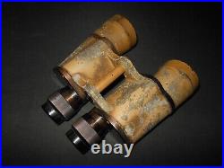 WW II German WH Army 10x50 LEITZ WIDE ANGLE BINOCULARS LATE WAR 1945 RARE