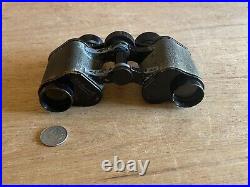 WW1 Zeiss Binoculars Bausch Lomb Military Prism Stereo 46648 Antique Vtg 8 x 25