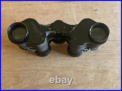 WW1 Zeiss Binoculars Bausch Lomb Military Prism Stereo 46648 Antique Vtg 8 x 25