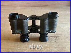 WW1 Zeiss Binoculars Bausch Lomb Military Prism Stereo 46648 Antique Vtg 8 x 25