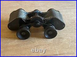 WW1 Zeiss Binoculars Bausch Lomb Military Prism Stereo 46648 Antique Vtg 8 x 25