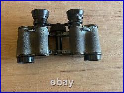 WW1 Zeiss Binoculars Bausch Lomb Military Prism Stereo 46648 Antique Vtg 8 x 25