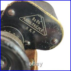 WWI C. P. Goerz Berlin 8x26 Armee-Triëder Rangefinder Binoculars D. R. P. With Case