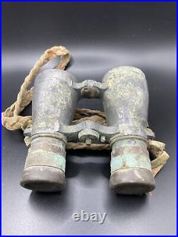 WWI WW1 German Army Military Brass Binoculars Battlefield Relic