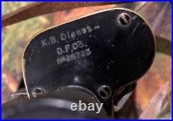 WWII WWI German Military Binoculars G. Rodenstock Dienstglas Munchen Dienst