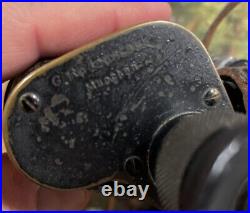 WWII WWI German Military Binoculars G. Rodenstock Dienstglas Munchen Dienst