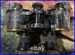 WWII WWI German Military Binoculars G. Rodenstock Dienstglas Munchen Dienst