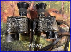 WWII WWI German Military Binoculars G. Rodenstock Dienstglas Munchen Dienst