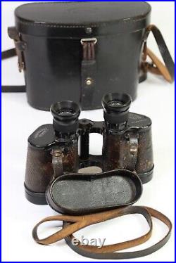 WWII ZOLLGRENZDIENST German Border Guard Binoculars Spindler and Hoyer 6x30 #13