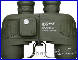Waterproof Fogproof Military Marine Binoculars, Hooway 7X50 Binoculars with WithInt