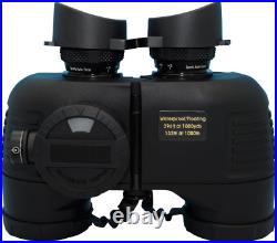 Waterproof Fogproof Military Marine Binoculars, Hooway 7X50 Binoculars with WithInt