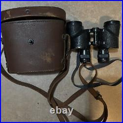 Westinghouse WW2 U. S. Military Binocular M3 6X30 1942 withLeather Case