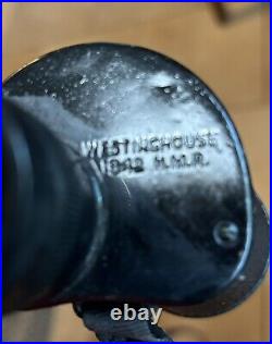 Westinghouse WW2 U. S. Military Binocular M3 6X30 1942 withLeather Case