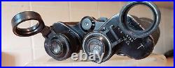 Zeiss 7x50 bmk T binoculars, Dienstglas, Srb & Stys Prague, Flip Tops