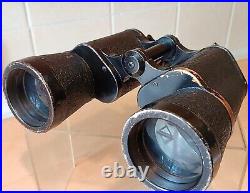 Zeiss 7x50 bmk T binoculars, Dienstglas, Srb & Stys Prague, Flip Tops