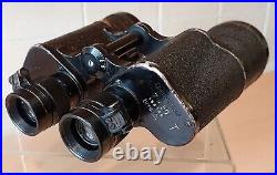 Zeiss 7x50 bmk T binoculars, Dienstglas, Srb & Stys Prague, Flip Tops